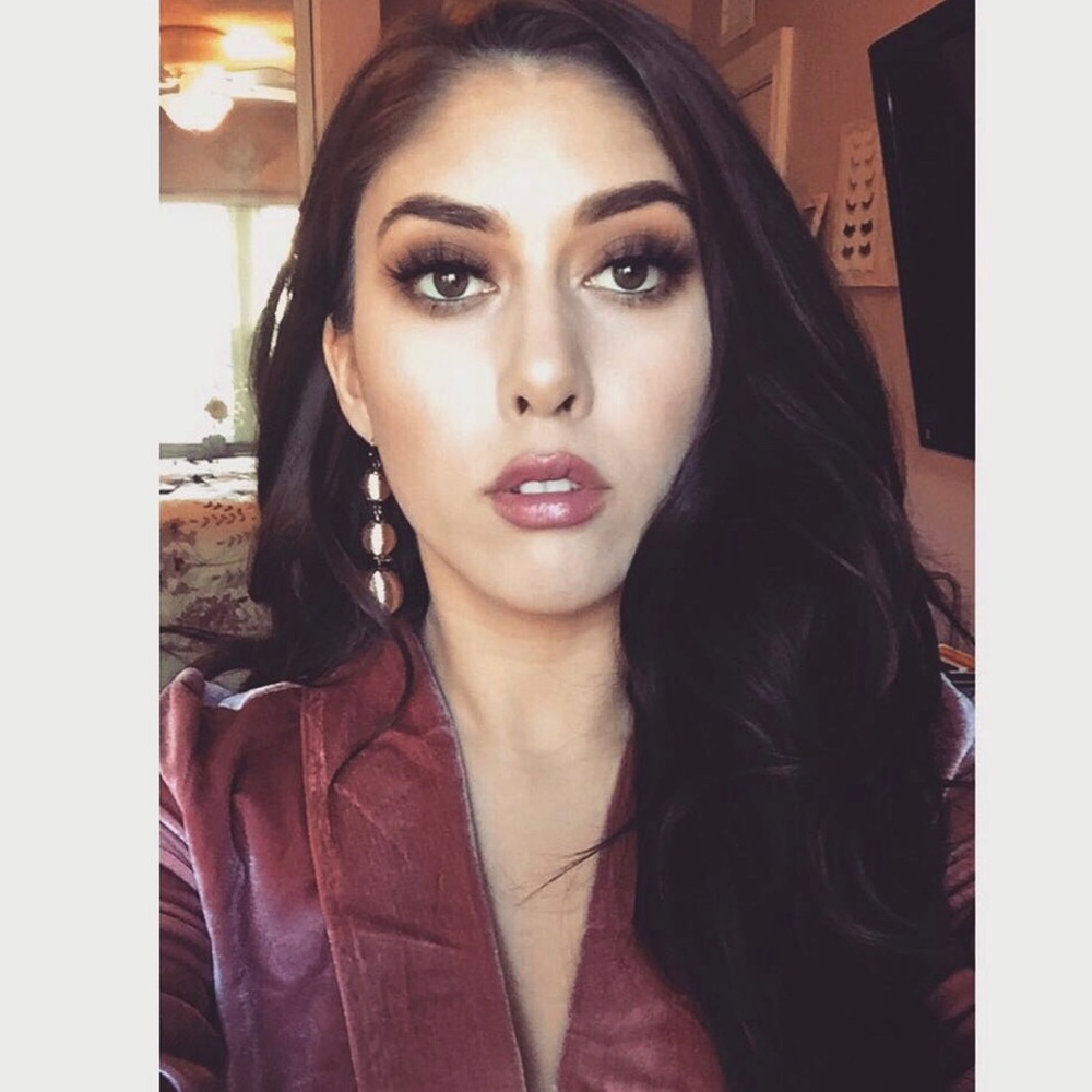 Pink velvet blazer